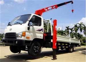 Xe tải Hyundai HD65 gắn cẩu