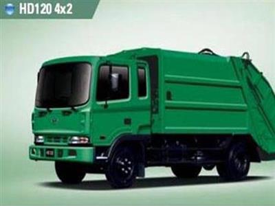 Xe cuốn ép chở rác 8 khối Hyundai HD120