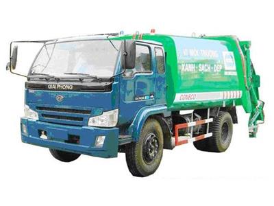 Xe cuốn ép chở rác 7 khối Dongfeng