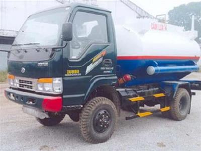 Xe téc chở xăng dầu 5 khối 2 cầu