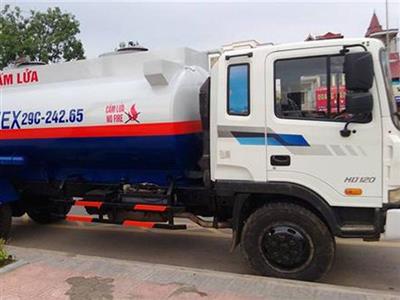 Xe téc chở xăng dầu 14 khối Hyundai