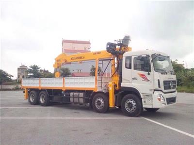 Xe tải 4 chân Dongfeng gắn cẩu 12 tấn SOOSAN