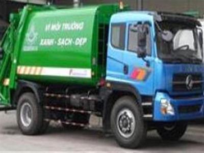 Xe cuốn ép chở rác 12 khối Dongfeng
