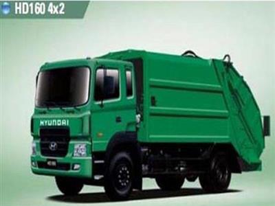 Xe cuốn ép chở rác 14 khối Hyundai