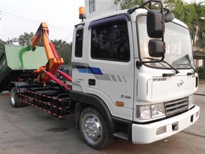 Xe chở rác thùng rời 9 khối Hyundai