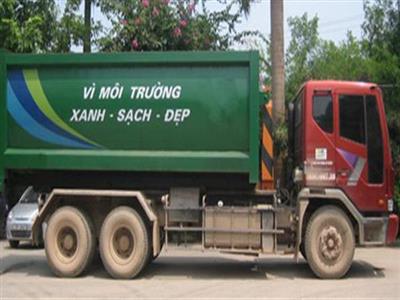 Xe chở rác thùng rời 24 khối Daewoo