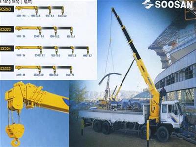 Cẩu Soosan 2 tấn - 3 tấn