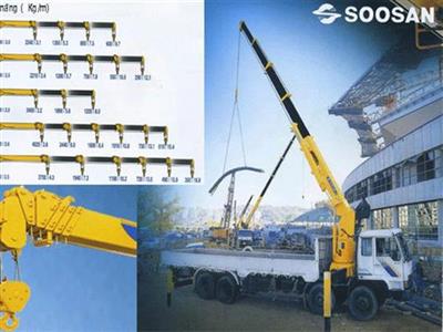 Cần cẩu Soosan 3 tấn - 6 tấn