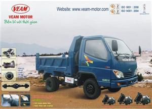 Xe tải ben 1.25 tấn veam