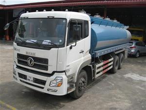 Xe téc chở xăng dầu 25 khối dongfeng