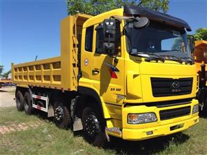 Xe tải ben 4 chân Dongfeng 300hp thùng cao 860mm