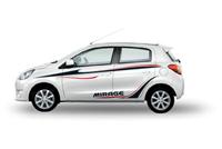 Thiết kế decal cá tính cho dòng Mitsubishi Mirage