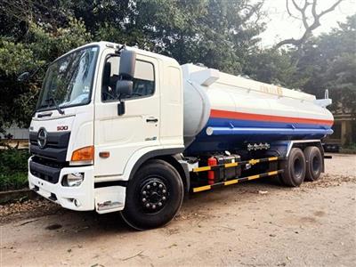 Xe téc xăng dầu 18 khối 3 chân Hino