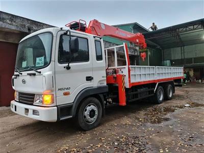 Xe tải Hyundai HD240 gắn cẩu 5 tấn Kanglim