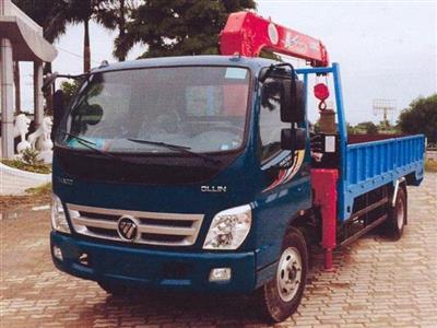 Xe tải ollin 700B gắn cẩu Unic 3 tấn 4 đốt URV344