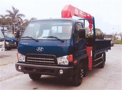 Xe tải Hyundai HD700 Đồng Vàng gắn cẩu UNIC 345